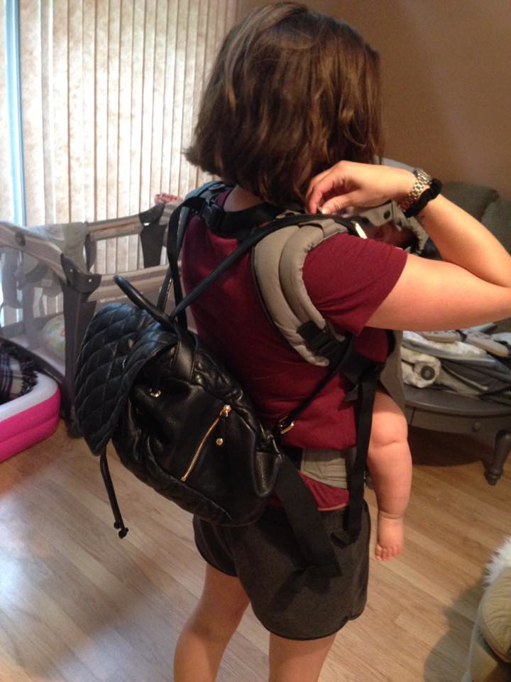 baby carrier and diaper bag